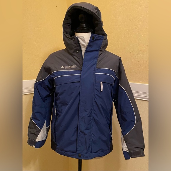 Columbia Sportswear Company Youth SKI Jacket; Size 10/12 Youth; Blue/Gray; EUC.
